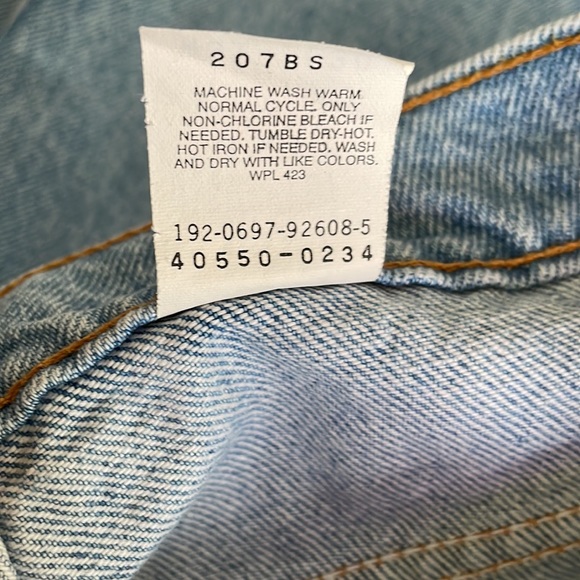 Levi’s 550 Orange Tab Relaxed Fit Men’s 31x30 (Women’s Size 29) - Picture 13 of 13